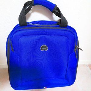 Delsey royal blue carry on luggage bag